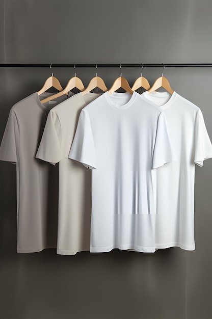 Photo white tshirt mockup