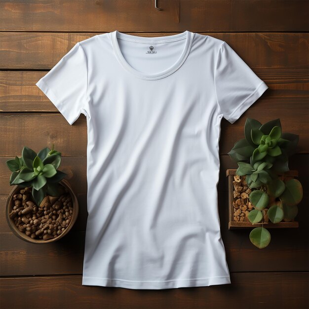 white tshirt mockup