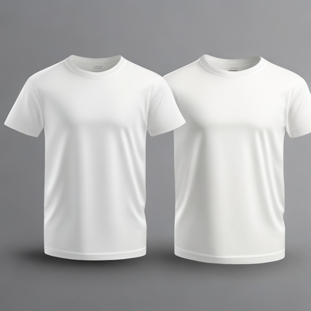 white Tshirt for mockup