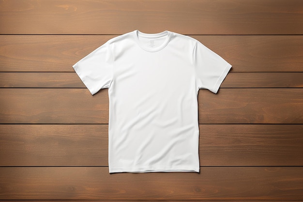 Photo white tshirt on plain background