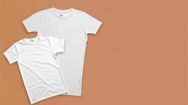 Photo white tshirt with copy space