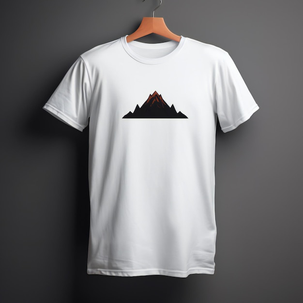 white tshirt with logo style 1