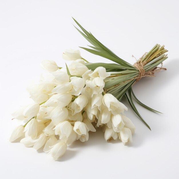 White Tulips A Stunning Display Of Akihiko Yoshidainspired Floral Art