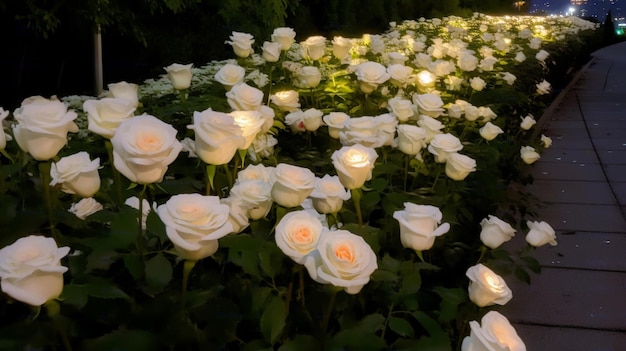 white tulips