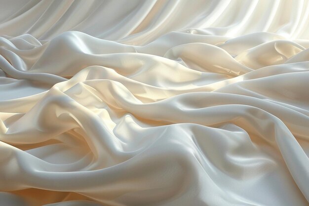 White Velvet Fabric Texture Background