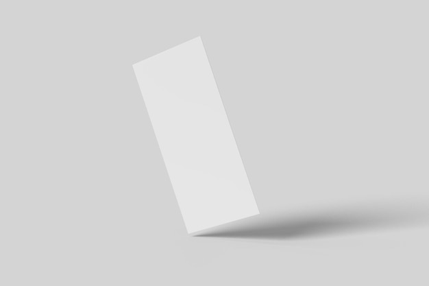 Белый вертикальный лист бумаги Mockup