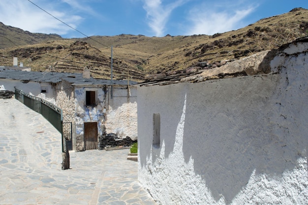 white village houses