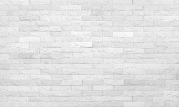 White vintage brick wall background texture interior Construction industry Selective focus