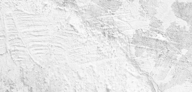 White Wall background texture with plaster White concrete wall banner interior design background