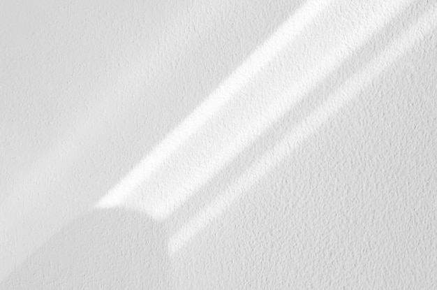 White wall concrete texture with abstract drop diagonal shadow Sunlight overlay on white plaster paint on concrete floorLight effect for Monochrome photomock upposter wall artdesign presentation