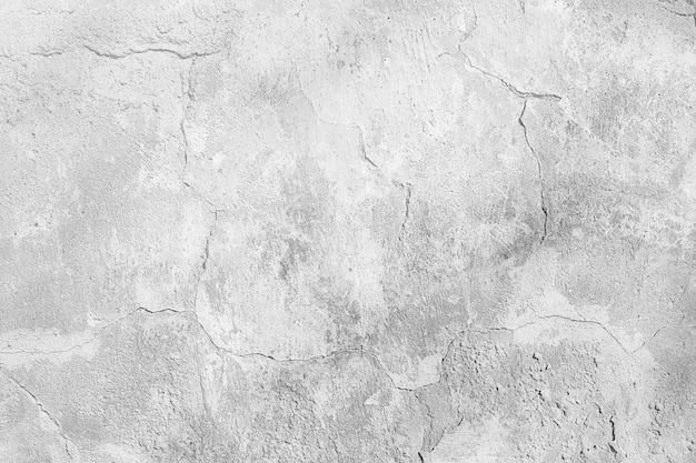 흰 벽 균열 배경 / 추상 흰색 빈티지 배경, 균열이 있는 질감 오래된 벽