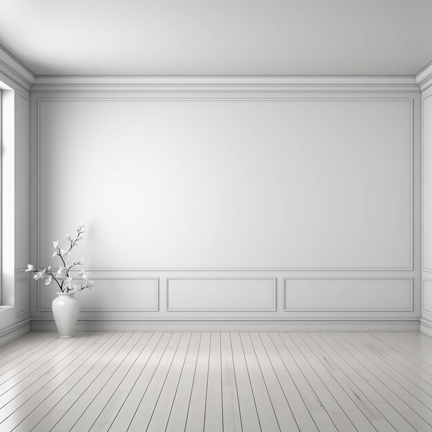 White wall plain background