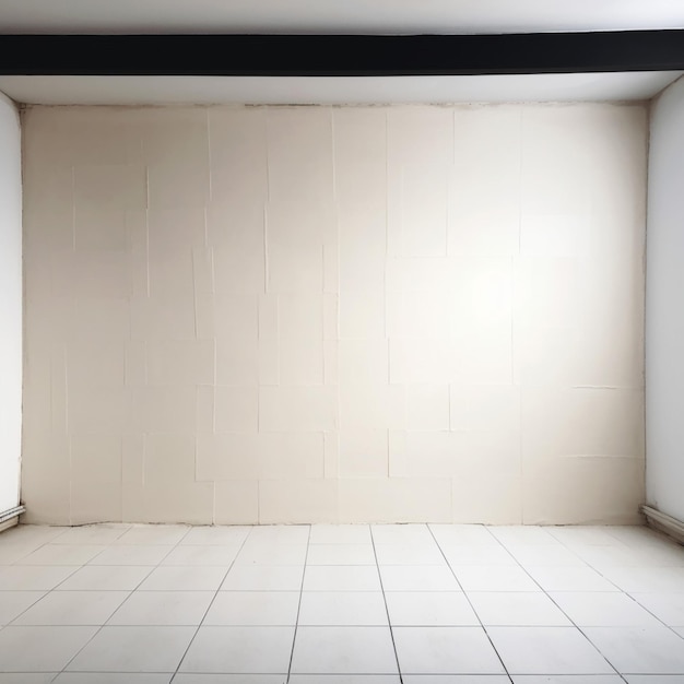 A white wall in a room with a large white wall.