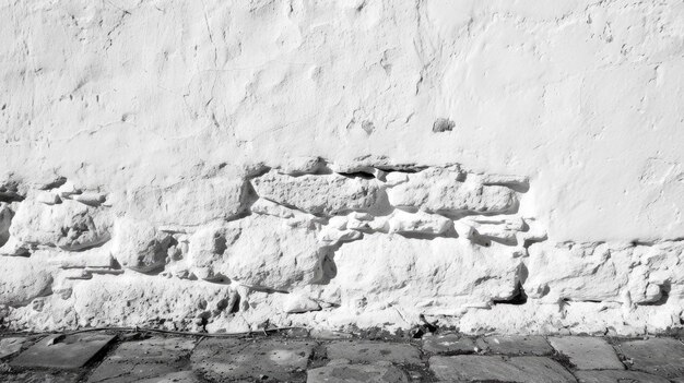 Фото Белая текстура стены генеративный ии
