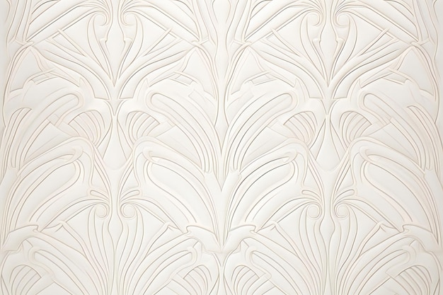 Фото Текстура белой стены с декоративным орнаментом абстрактный фон и текстура для дизайна