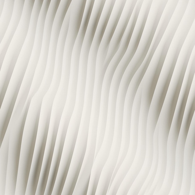 A white wall with lines that are wavy and curved.