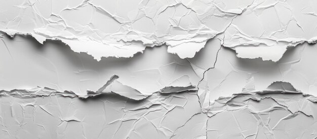 Photo white wall with peeling paint