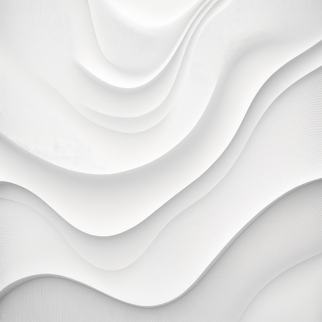 A white wall with a wavy pattern