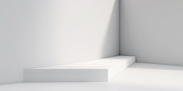 A white wall with a white shelf