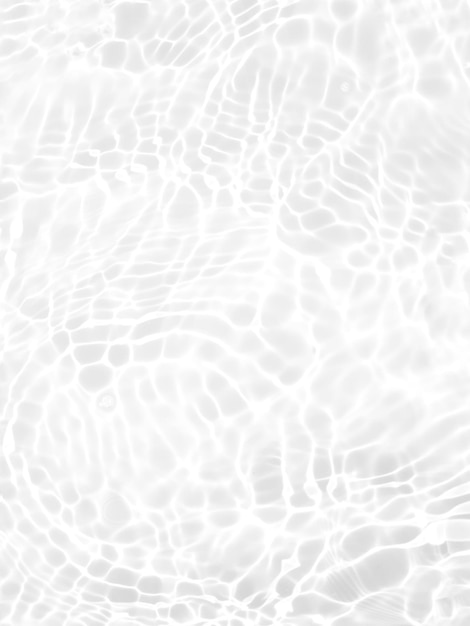 White water with ripples on a white background