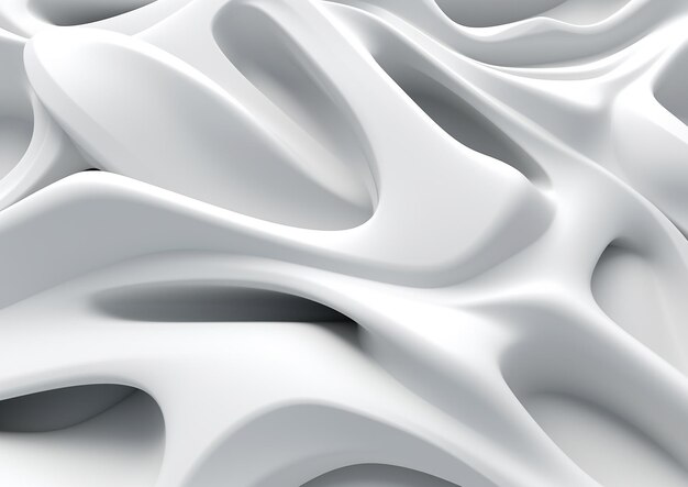 A white wave with a smooth surface that is very smooth and smooth.