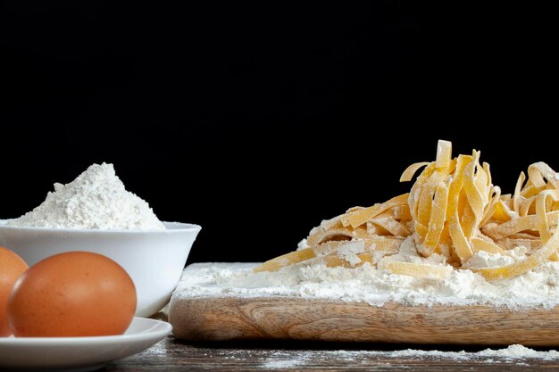 White wheat flour and pasta