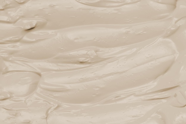 White whipped cream texture