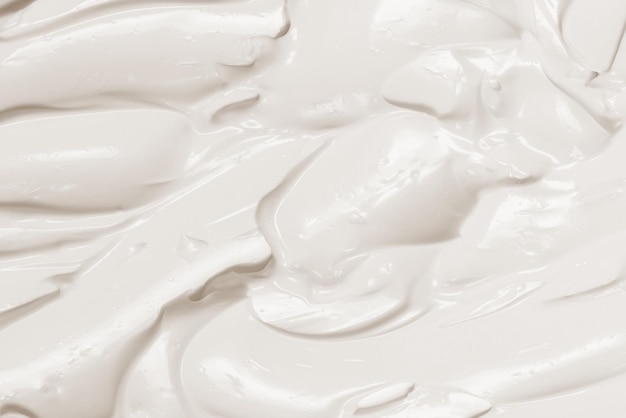 White whipped cream texture