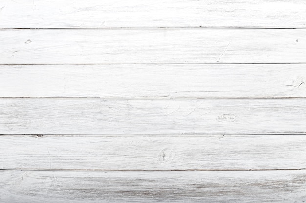 Photo white wood plank texture background