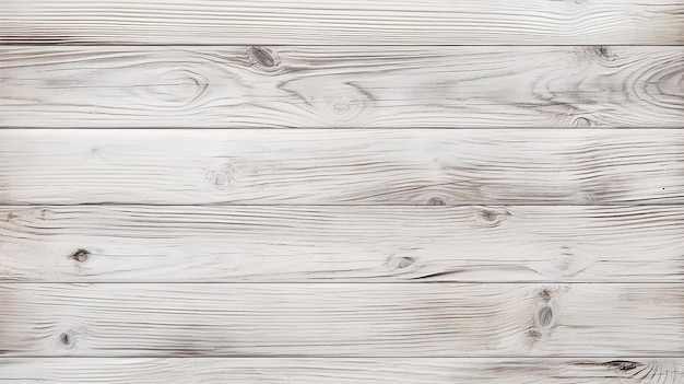白い木の質感の背景木製テーブル上面図