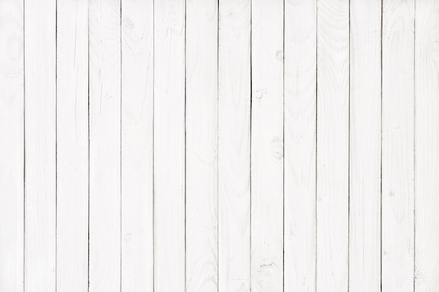 White wood wall panel wooden planks background with blank space