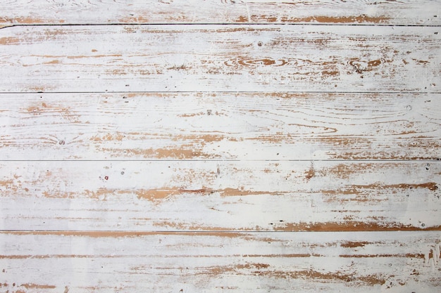 White wooden floorboards distressed worn floorboard background painted white