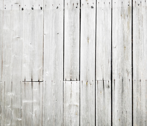 Photo white wooden plank background texture