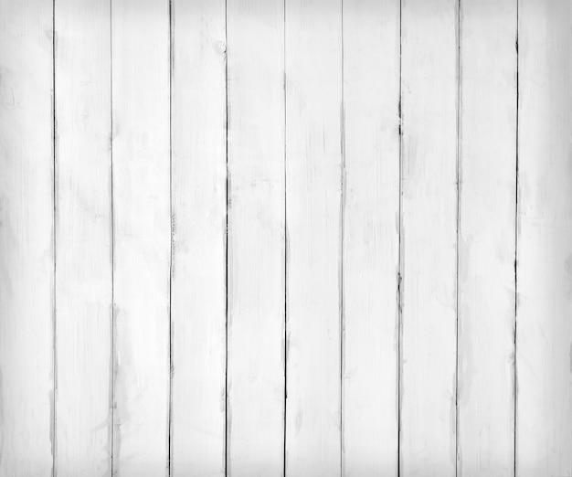 White wooden plank texture or background