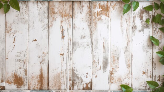 a white wooden table