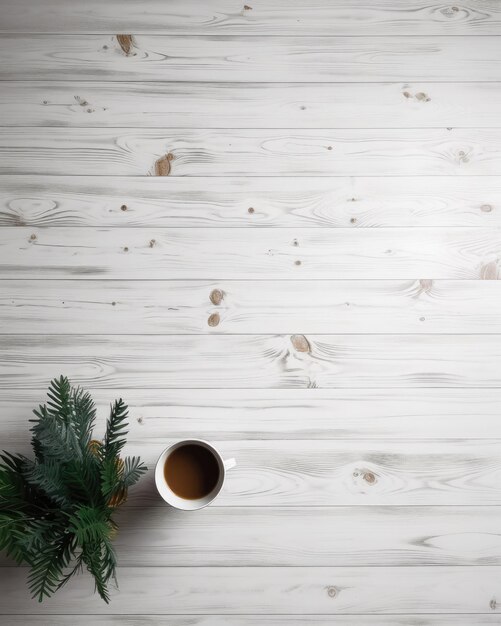 a white wooden table