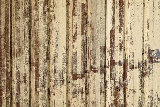 White wooden weathered background with old painted boards planks