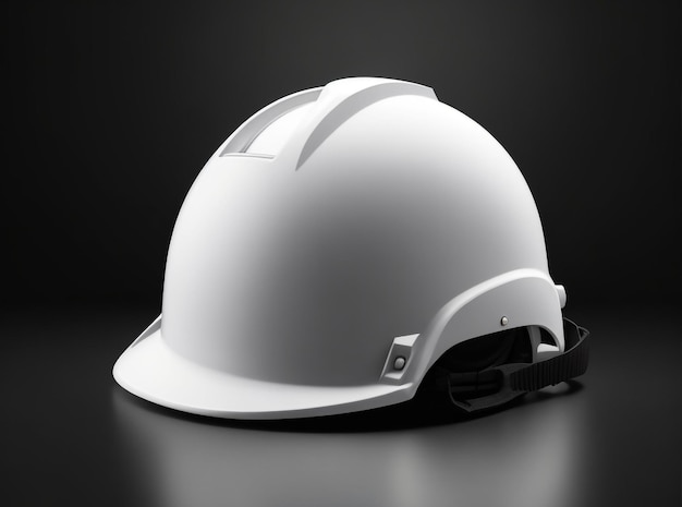 A white worker's helmet