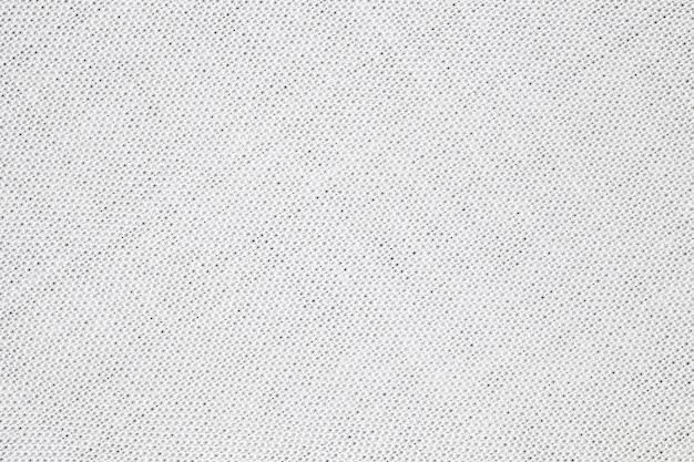 White woven fabric threads closeup background wallpaper uniform texture pattern