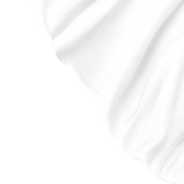 白いい布 絹の布 綿の布 柔らかい波のパターン 質感の背景