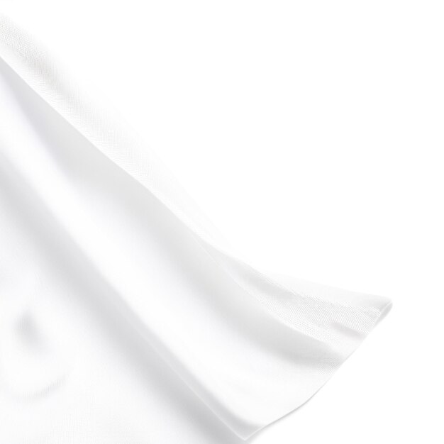 Foto tessuto bianco rugoso tessuto di seta tessuto di cotone pelle a ondate morbide sfondo di consistenza