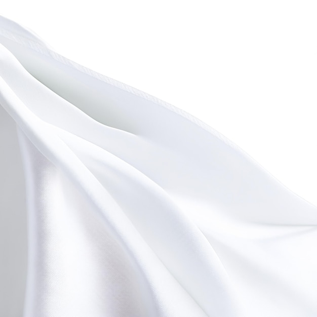 白いい布 絹の布 綿の布 柔らかい波のパターン 質感の背景