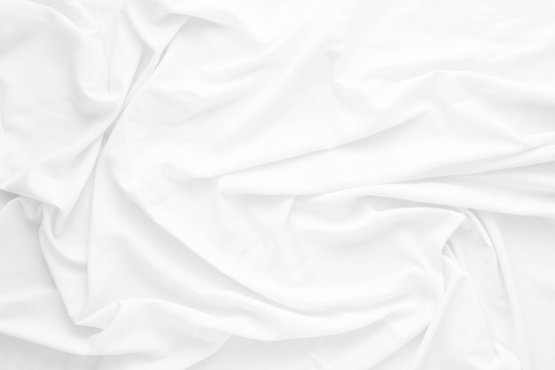 white wrinkled fabric texture