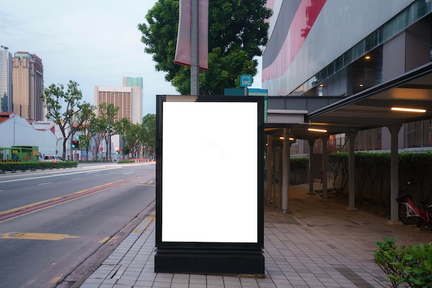 white wrinkled poster template in city glued paper mockup blank wheatpaste on textured wall empty street art sticker mock up clear urban glued advertising canvas billboard advertisment advertiser