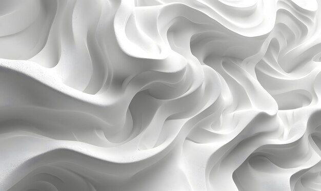 Белый Зиг-Заг Футуристический фон 3D-иллюстрация
