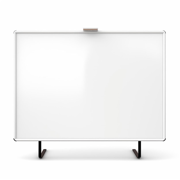 Premium AI Image Whiteboard with white background high quality ultra