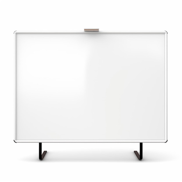 Photo whiteboard with white background high quality ultra