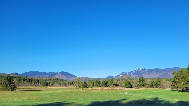 Whiteface mountain on a bluebird day