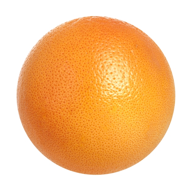 Whole grapefruit orange isolated