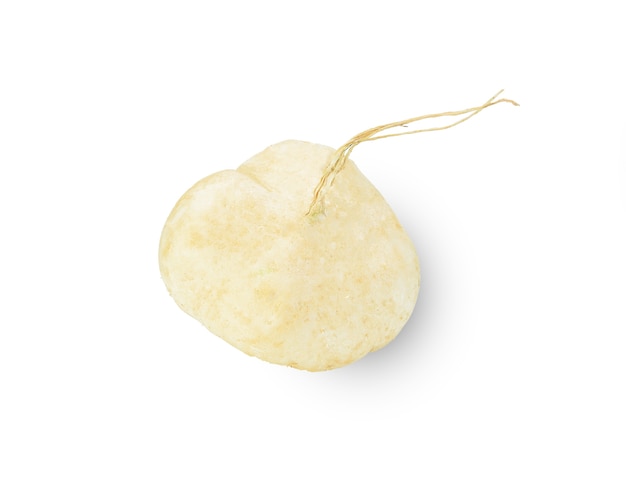 Whole Jicama isolated